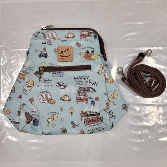 Waterproof Taiwan Shoulder Crossbody Backpack Bag - Picture 9 of 14